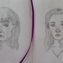 Mi proyecto del curso: Cuaderno de retratos a línea con grafito. Een project van  Beeldende kunst,  Schetsen,  Tekening,  Portrettekening y Sketchbook van Isabel del Rio - 15.06.2023