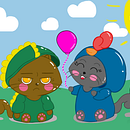 Meu projeto do curso: Ilustração kawaii: crie personagens adoráveis . % Bruna Santos tarafından hazırlanan Geleneksel illüstras, on, Karakter Tasarımı, Ve Manga projesi - 06.15.2023