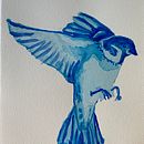 My project for course: Experimental Watercolor Techniques for Beginners. Projekt z dziedziny Trad, c, jna ilustracja,  Sztuki piękne, Malowanie akwarelą, Ilustracja naturalist i czna użytkownika Lisa Cain - 16.06.2023