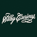 Stay Curious Lettering. Design, Design gráfico, Tipografia, Caligrafia, Lettering e Instagram projeto de Sergio Crespo - 08.06.2023