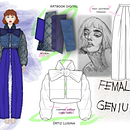 Mi proyecto del curso: Artbook de moda: crea figurines en Adobe Illustrator. Un proyecto de Ilustración tradicional, Diseño gráfico, Ilustración vectorial, Diseño de moda, Ilustración digital e Ilustración de moda					 de Luisina Ortiz - 16.06.2023