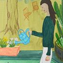 Mein Abschlussprojekt für den Kurs: Das Skizzenbuch als Erkundungsreise: Finde deinen Zeichenstil. Un proyecto de Ilustración tradicional, Bocetado, Creatividad, Dibujo, Pintura a la acuarela, Sketchbook y Pintura gouache de Anna-Katharina Rudolph - 17.06.2023