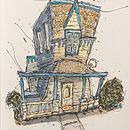 Expressive Architectural Sketching with Colored Markers Ein Projekt aus dem Bereich Skizzenentwurf, Zeichnung, Architektonische Illustration, Sketchbook und Illustration mit Tinte von lakerphoto - 10.06.2023