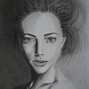 My project for course: Artistic Charcoal Portraiture: Creating Atmosphere I.. Traditional illustration, Fine Arts, Drawing, Portrait Drawing, Realistic Drawing, and Artistic Drawing project by Adrienn Körösi Hass Jensen - 06.10.2023