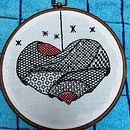 Mi proyecto del curso: Introducción al bordado en blackwork Ein Projekt aus dem Bereich Stickerei und Textildesign von Mimi Araya Canobra - 11.06.2023