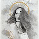 My project for course: Artistic Charcoal Portraiture: Creating Atmosphere II.. Traditional illustration, Fine Arts, Drawing, Portrait Drawing, Realistic Drawing, and Artistic Drawing project by Adrienn Körösi Hass Jensen - 06.15.2023