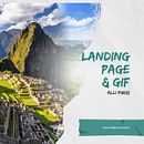 Landing Page | GIF | Allí Puriq | Agencia de viaje. Design, Motion Graphics, and Graphic Design project by Aarón Villarreal Mezarino - 05.05.2023