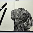 Mi proyecto del curso: Técnicas de dibujo con @alvarejo. Drawing, Sketchbook & Ink Illustration project by Anais García Burgos - 05.18.2023
