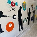 Mi proyecto del curso: Introducción a la pintura mural decorativa. Un projet de Peinture, Art urbain, Illustration numérique, Peinture acr, lique, Peinture décorative, Illustration traditionnelle , et Dessin artistique de Lucia Reyes - 20.06.2023
