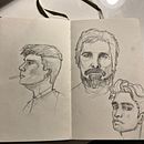 Mi proyecto del curso: Sketchbook de retrato: explora el rostro humano . % Sebastián Sosa Sánchez tarafından hazırlanan Eskiz çizimi, Çizim, Portre Çizimi, Sanatsal Çizim, Ve Eskiz defteri projesi - 06.21.2023