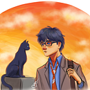 Ilustración digital (Your Lie In April): "Algo familiar" . Ilustrație tradițională de Rubén Escobar Ruíz - 04.08.2023