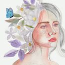 Mi proyecto del curso: Retrato ilustrado en acuarela. Traditional illustration, Fine Arts, Painting, Drawing, Watercolor Painting, Portrait Drawing, and Artistic Drawing project by Ale Navarro - 06.22.2023