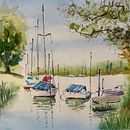 Il mio progetto del corso: Pittura di paesaggi marini ad acquerello. Un projet de Peinture, Aquarelle et Illustration naturaliste de Cristina - 22.06.2023