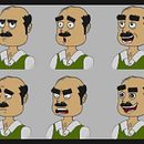 MODEL SHEET: ROBERTO. Traditional illustration, Animation, Character Design, and Digital Drawing project by Daniela Ochoa - 06.22.2023