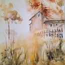 Mi proyecto del curso: Paisajes de ensueño con acuarela: plasma la luz. Un projet de Peinture , et Aquarelle de Romina Ojeda - 23.06.2023