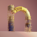 Mi proyecto del curso: Diseño 3D de letras originales con Blender Ein Projekt aus dem Bereich 3D, 3-D-Modellierung, 3-D-Design, Digitales Lettering und 3-D-Lettering von jlaverdey - 24.06.2023