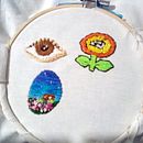 Mi proyecto del curso: Técnicas de bordado en miniatura. Embroider, and Textile Design project by Mariana Ruiz - 06.25.2023