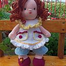 Bambola . Artesanato, Design de brinquedos, Tecido, Crochê, Amigurumi, e Design têxtil projeto de Maria Villani - 25.06.2023