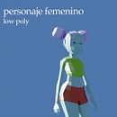 Personaje femenino (low poly). Een project van 3D y 3D-karakterontwerp van Ismael Palma Téllez - 26.06.2023