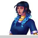 Meu projeto do curso: Concept art para design de personagens e worldbuilding. Un progetto di Illustrazione tradizionale, Character design, Illustrazione digitale, Arte concettuale, Disegno digitale e Pittura digitale di CLARA AZUOS - 22.06.2023