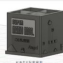 Mi proyecto del curso: Introducción al diseño e impresión en 3D Portalapizes Super Mario. Een project van 3D, Industrieel ontwerp, Productontwerp,  3D-modellering y  3D-ontwerp van Angel Bermudez - 04.06.2023