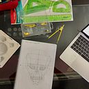 Mi proyecto del curso: Dibujo anatómico de la cabeza humana. Un progetto di Belle arti, Disegno a matita, Disegno, Disegno di ritratti, Disegno realistico e Disegno anatomico di Mery García de León - 26.06.2023
