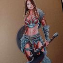 Mi proyecto del curso: Ilustración de personajes en acrílico. Ilustração tradicional, Design de personagens, Pintura, Comic, e Pintura Acrílica projeto de Gonzalo Lotito Manterola - 27.06.2023