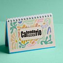 Calendario floral. Ilustração tradicional, Br e ing e Identidade projeto de Santiago Garcia ubeda - 08.05.2023
