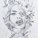 Ilustración Inspiración. Tattoo Design project by Sen - 06.28.2023