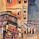 Paisajes Varios. Een project van Traditionele illustratie, Schilderij y Aquarelschilderen van Maria Lujan Gardella - 28.06.2023
