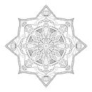 Mijn project van de cursus: De kunst van het tekenen van mandala's: maak geometrische patronen. Desenho e Ilustração com tinta projeto de Jolanda Klein - 28.06.2023