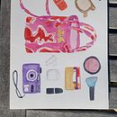 Cosas de mi bolsa. Pintado después con acuarelas . Un projet de Beaux Arts, Esquisse , Créativité, Dessin , et Carnet de croquis de Mariajosé Serrano - 29.06.2023