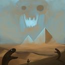 Weekly Step Challenge #69 : "Egypte - Mort - Serpent". Projekt z dziedziny Trad, c i jna ilustracja użytkownika Johann Le Beillan - 29.06.2023