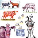 My project for course: Illustration Techniques to Unlock your Creativity. Design, Traditional illustration, Fine Arts, Painting, Creativit, and Sketchbook project by Sue W - 06.30.2023