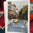 Il mio progetto del corso: Paesaggi urbani ad acquerello. Un proyecto de Bellas Artes, Pintura a la acuarela e Ilustración arquitectónica de Alice Pagano - 01.07.2023