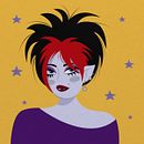 | Goth girl. Ilustração tradicional e Ilustração digital projeto de Laura K - 02.07.2023