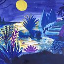 Clair de lune. Een project van Traditionele illustratie van florence_scheun - 02.07.2023