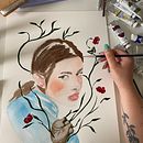El nacimiento. Un proyecto de Ilustración tradicional de Eva Rueda - 02.07.2023