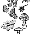 natureza. Desenho de tatuagens e Ilustração tradicional projeto de renan_hofmann - 26.06.2023