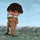 del cuento "mi amiga ballena"  Ein Projekt aus dem Bereich Traditionelle Illustration von nora godoy - 25.04.2023