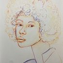 My project for course: Vibrant Portrait Drawing with Colored Pencils. Drawing, Portrait Drawing, Sketchbook, and Colored Pencil Drawing project by Brenda Linker - 07.04.2023
