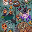 Mi proyecto del curso: Ilustración de una historia con estilo kawaii . Ilustrasi tradisional, Desain Karakter, Ilustrasi Digital, Dan Manga proyek oleh Adriana Fonseca - 07.05.2023