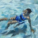 Mi proyecto del curso: Pintura al óleo: el agua y la figura humana. Fine Arts, Painting, Oil Painting, Figure Drawing, and Traditional illustration project by John Joven - 07.05.2023