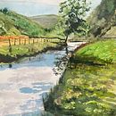 My project for course: Painting Realistic Watercolor Landscapes Ein Projekt aus dem Bereich Bildende Künste, Malerei, Skizzenentwurf, Aquarellmalerei und Naturalistische Illustration von nznbx97e94 - 05.07.2023