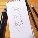 Mi proyecto del curso: Sketchbook de retrato: explora el rostro humano . % Magnolia Jazmín Vargas Sandoval tarafından hazırlanan Eskiz çizimi, Çizim, Portre Çizimi, Sanatsal Çizim, Ve Eskiz defteri projesi - 07.06.2023