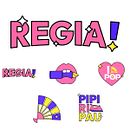 Regia Bar: Fierce Pop Bar at Cali, Colombia Sticker Pack 🌈💅🏼. Projekt z dziedziny Trad, c, jna ilustracja,  Motion graphics,  Animacja, Projektowanie postaci, Projektowanie dla portali społecznościow i ch użytkownika Valentino Vergara - 05.07.2023