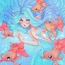 Aquamarine. Un projet de Illustration traditionnelle de Nicole - 06.07.2023