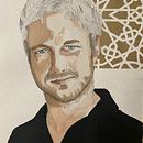 Mon projet du cours : Portrait à l'aquarelle d'après une photo. Un proyecto de Ilustración tradicional, Pintura a la acuarela y Dibujo de Retrato de Valérie Graechen - 07.07.2023