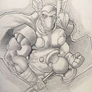 Mi proyecto del curso: Ilustración para cómics: anatomía de un superhéroe. Traditional illustration, Character Design, Comic, Pencil Drawing, and Figure Drawing project by camposleonardo307 - 07.07.2023
