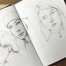 Mi proyecto del curso: Sketchbook de retrato: explora el rostro humano . % nicolette tarafından hazırlanan Eskiz çizimi, Çizim, Portre Çizimi, Sanatsal Çizim, Ve Eskiz defteri projesi - 06.28.2023